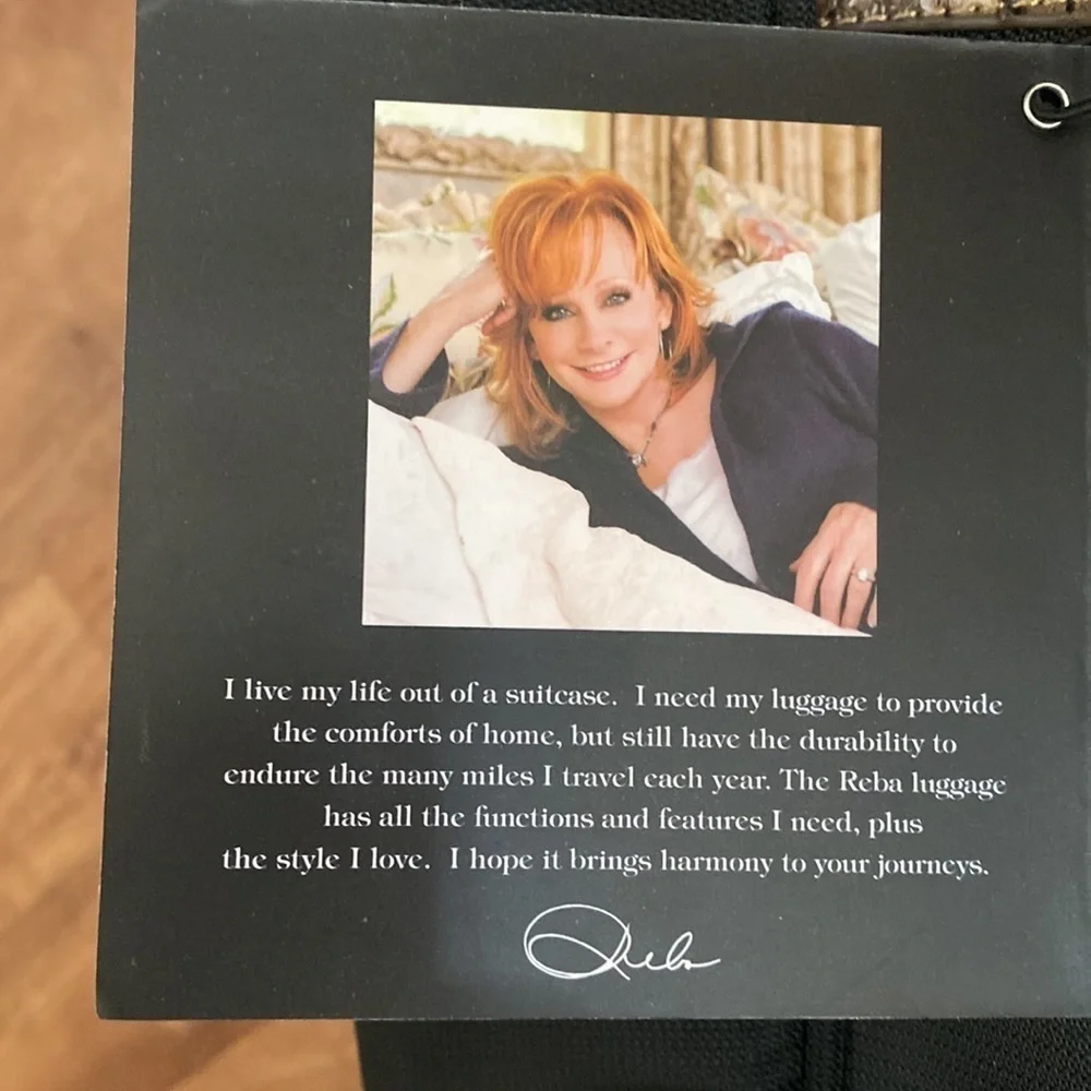 NWT Reba Croco Collection laptop bag/purse